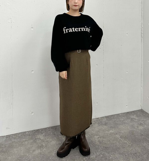 archives「畦編みロゴＪＱニット」|ニット・セーター|