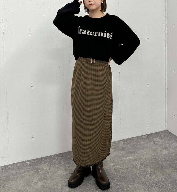 archives「畦編みロゴＪＱニット」|ニット・セーター|