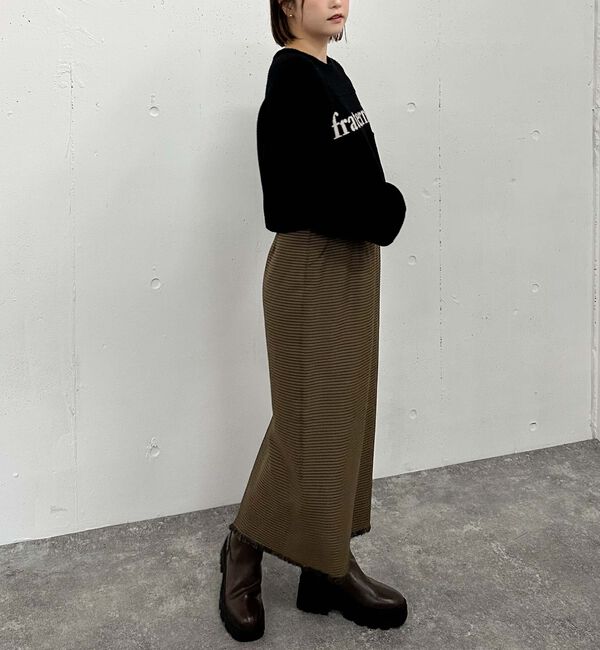 archives「畦編みロゴＪＱニット」|ニット・セーター|