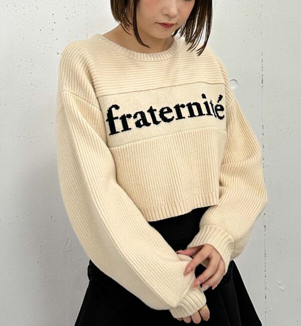 archives「畦編みロゴＪＱニット」|ニット・セーター|