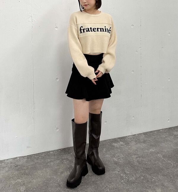 archives「畦編みロゴＪＱニット」|ニット・セーター|