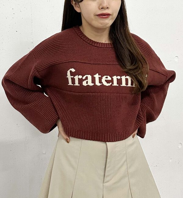 archives「畦編みロゴＪＱニット」|ニット・セーター|