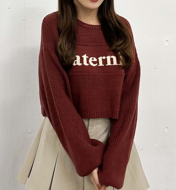 archives「畦編みロゴＪＱニット」|ニット・セーター|