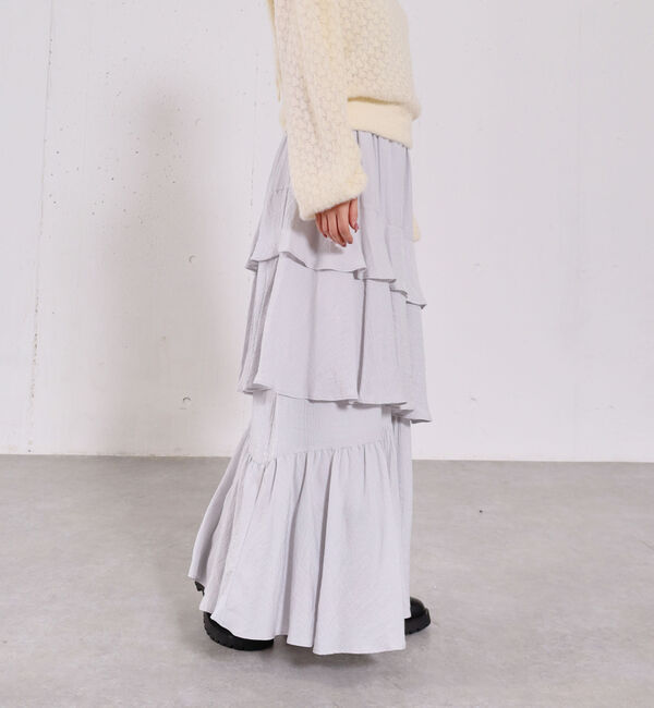 archives「リンクルフリルティアードスカート」|スカート|