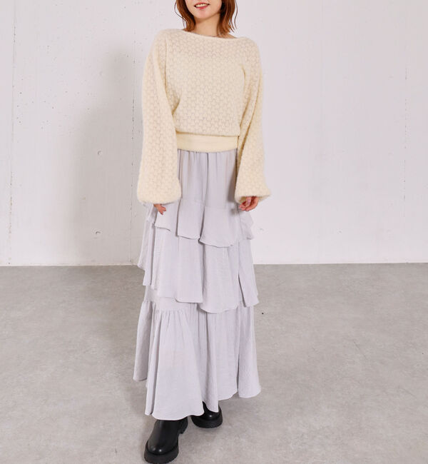 archives「リンクルフリルティアードスカート」|スカート|