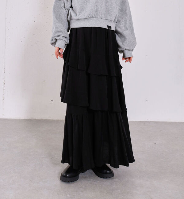 archives「リンクルフリルティアードスカート」|スカート|