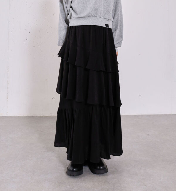 archives「リンクルフリルティアードスカート」|スカート|