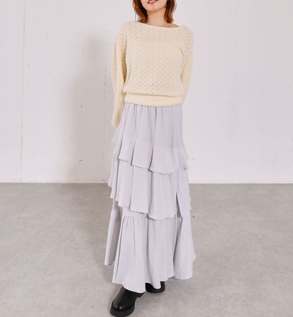 archives「バックリボン透かしニットプルオーバー」|ニット・セーター|