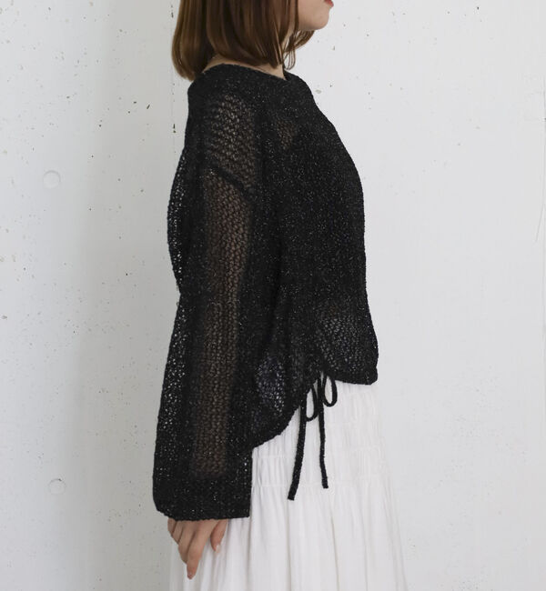 archives「ラメメッシュドロストニットプルオーバー」|ニット・セーター|