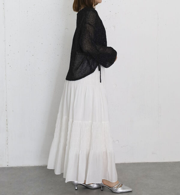 archives「ラメメッシュドロストニットプルオーバー」|ニット・セーター|