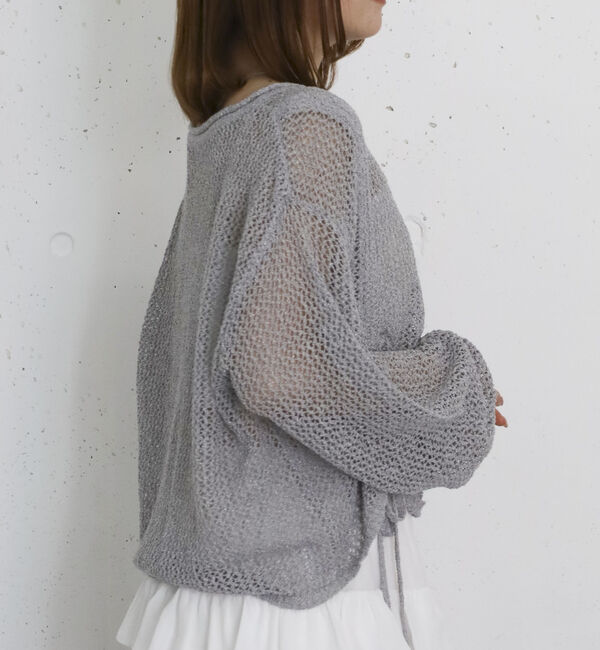 archives「ラメメッシュドロストニットプルオーバー」|ニット・セーター|