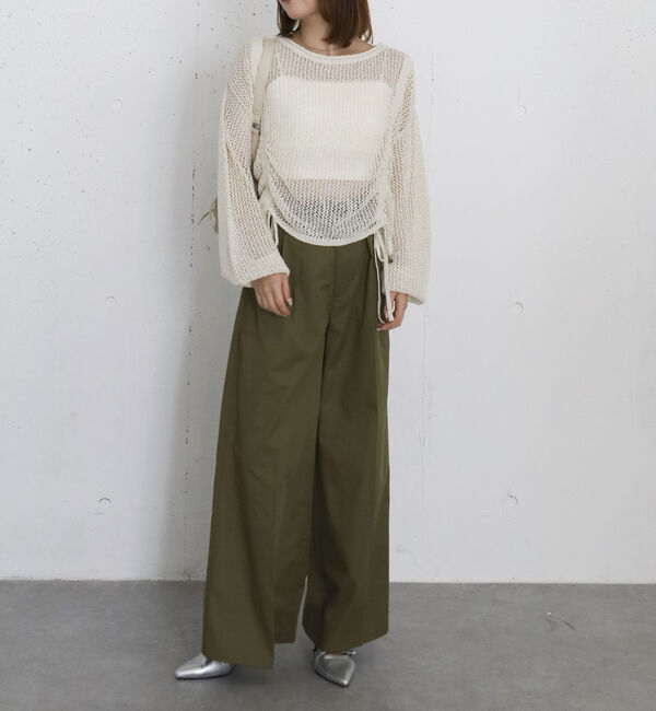 archives「ラメメッシュドロストニットプルオーバー」|ニット・セーター|