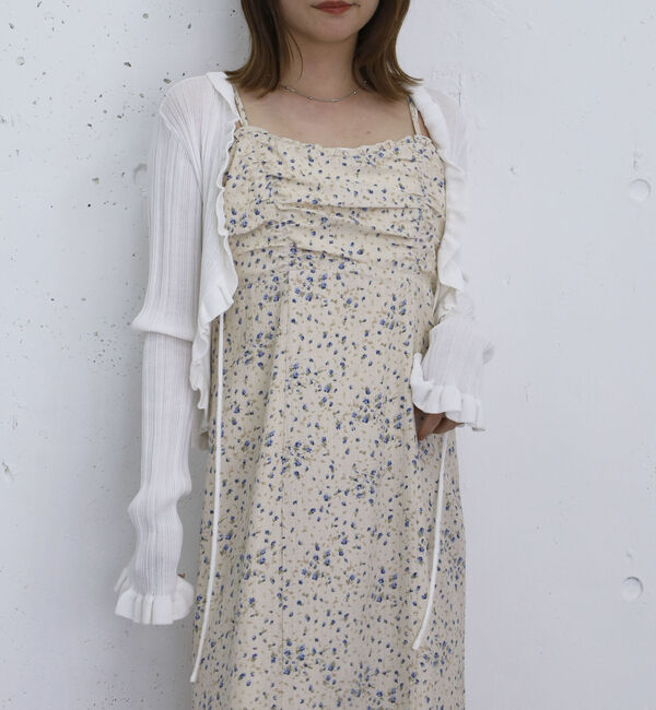 archives「フロントギャザー花柄キャミワンピース」|ワンピース|