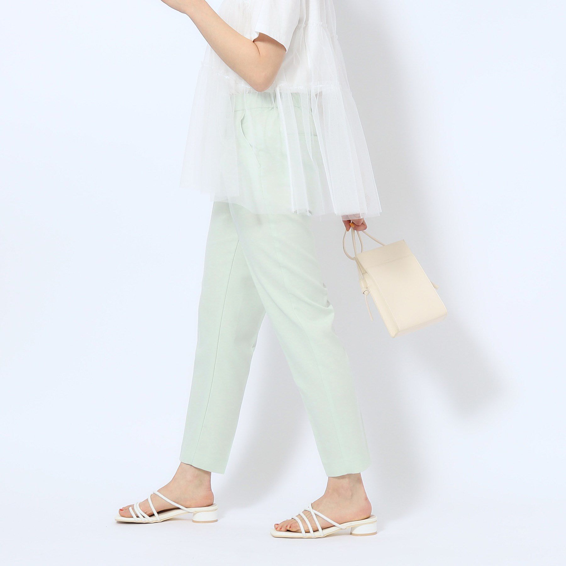 SHOO･LA･RUE「【洗える/SS-3L】すっきりキレイにかっこよく 大人のテーパードパンツ」|その他|