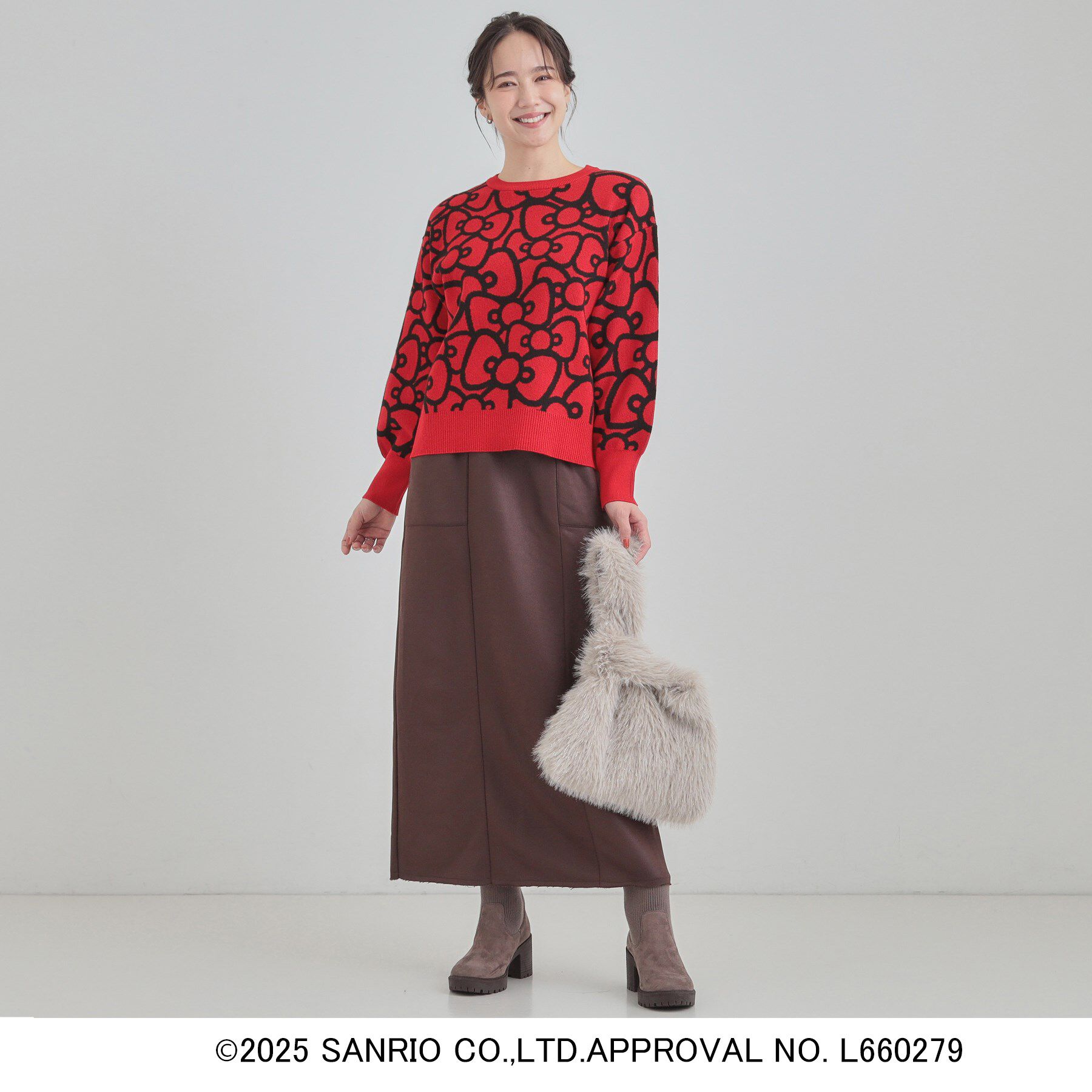 SHOO･LA･RUE「【HELLO KITTY コラボ】選べる6柄 スウェットライクニット」|ニット・セーター|