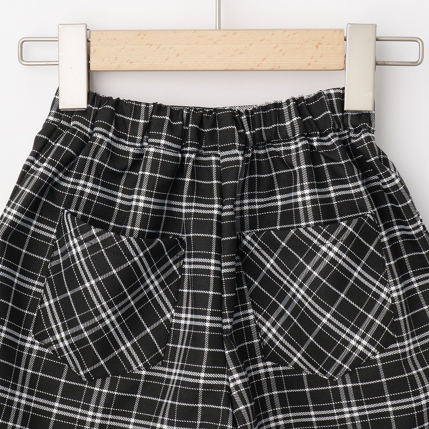 SHOO･LA･RUE「【100-150cm】チェックスカパン」|スカート|