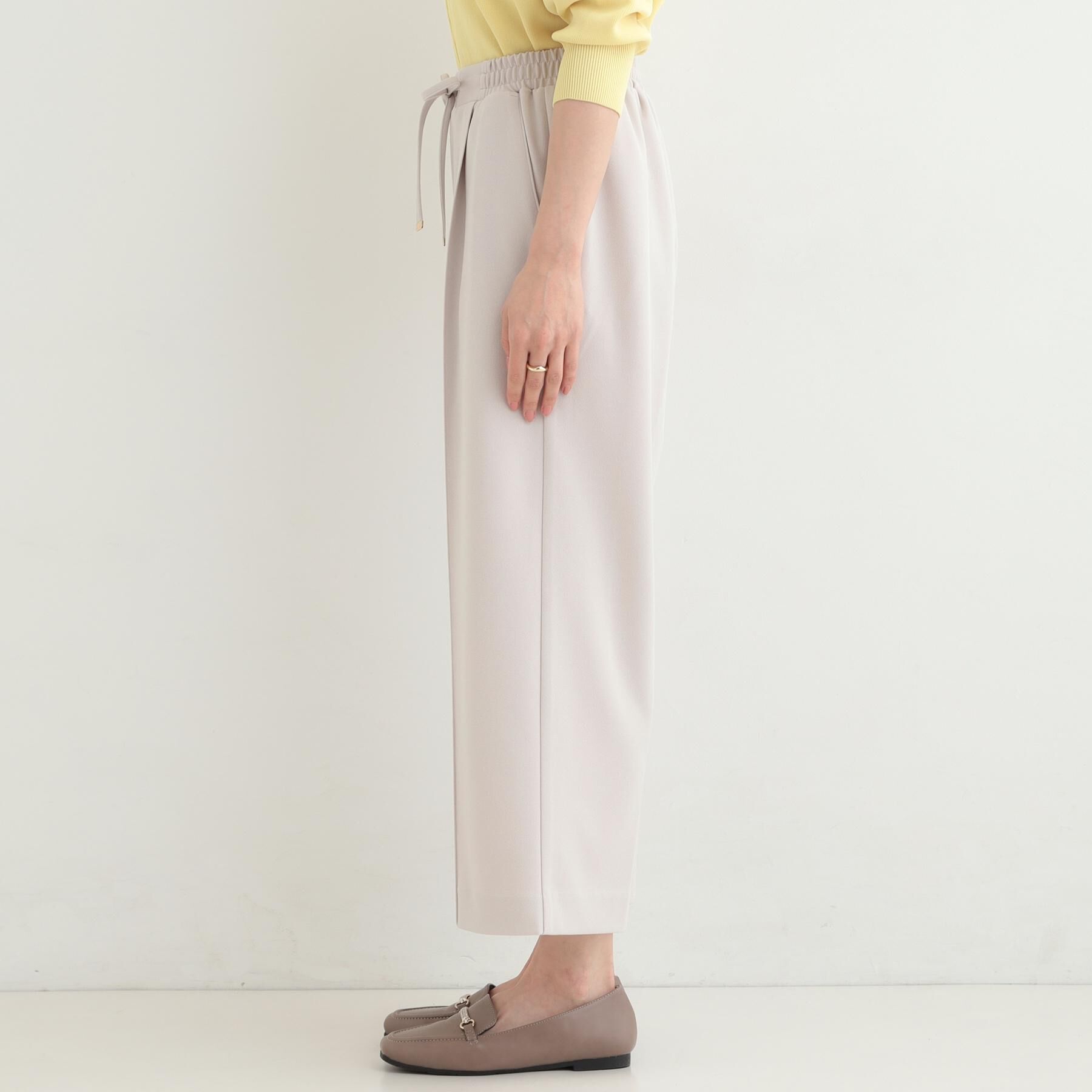 SHOO･LA･RUE「【高レビュー/S-LL/着丈選べる/洗濯後しわになりにくい】スマートに見えるイージーワイドパンツ」|その他|