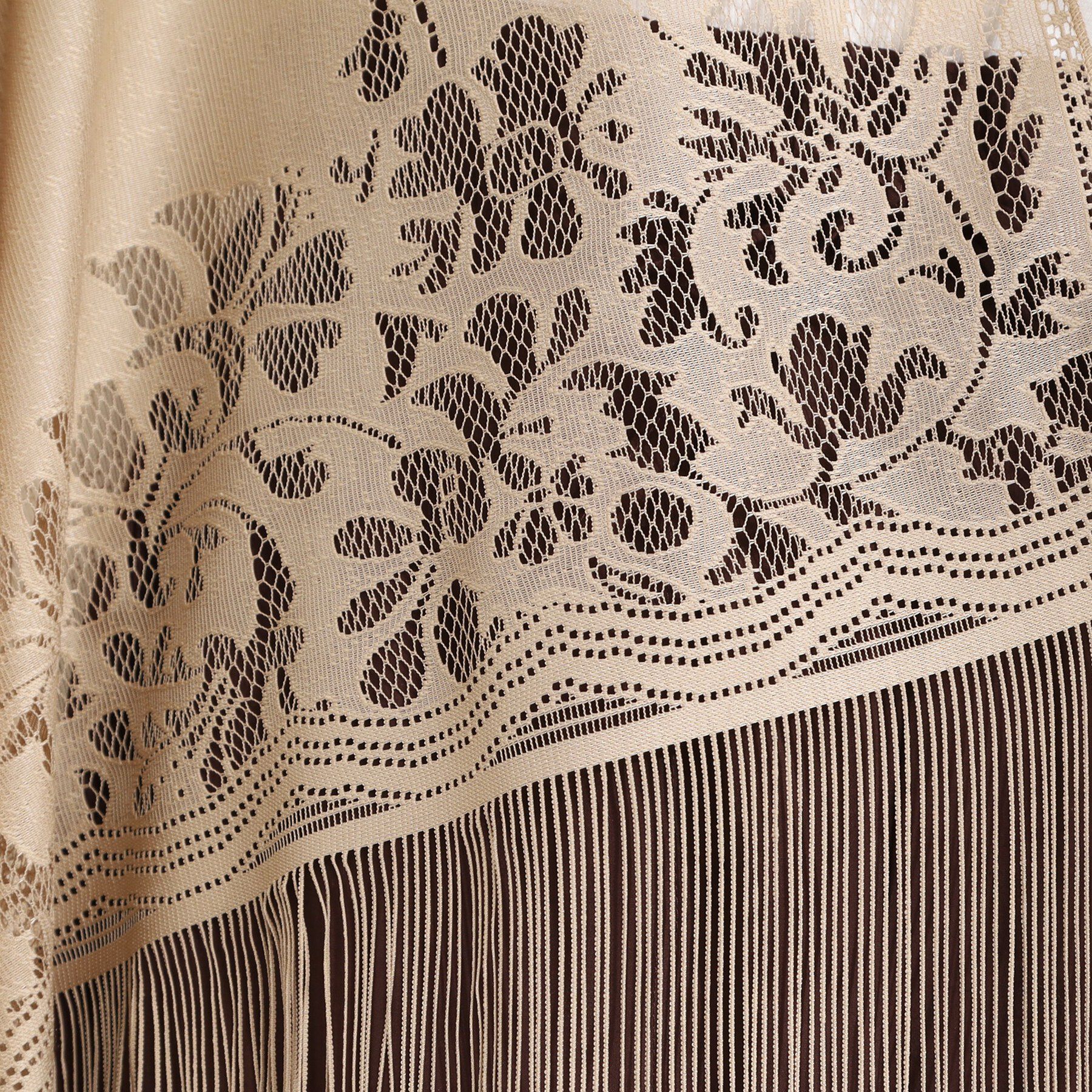 SHOO･LA･RUE「デイリーから和装まで幅広く使える レースポンチョ」|ポンチョ・ケープ|