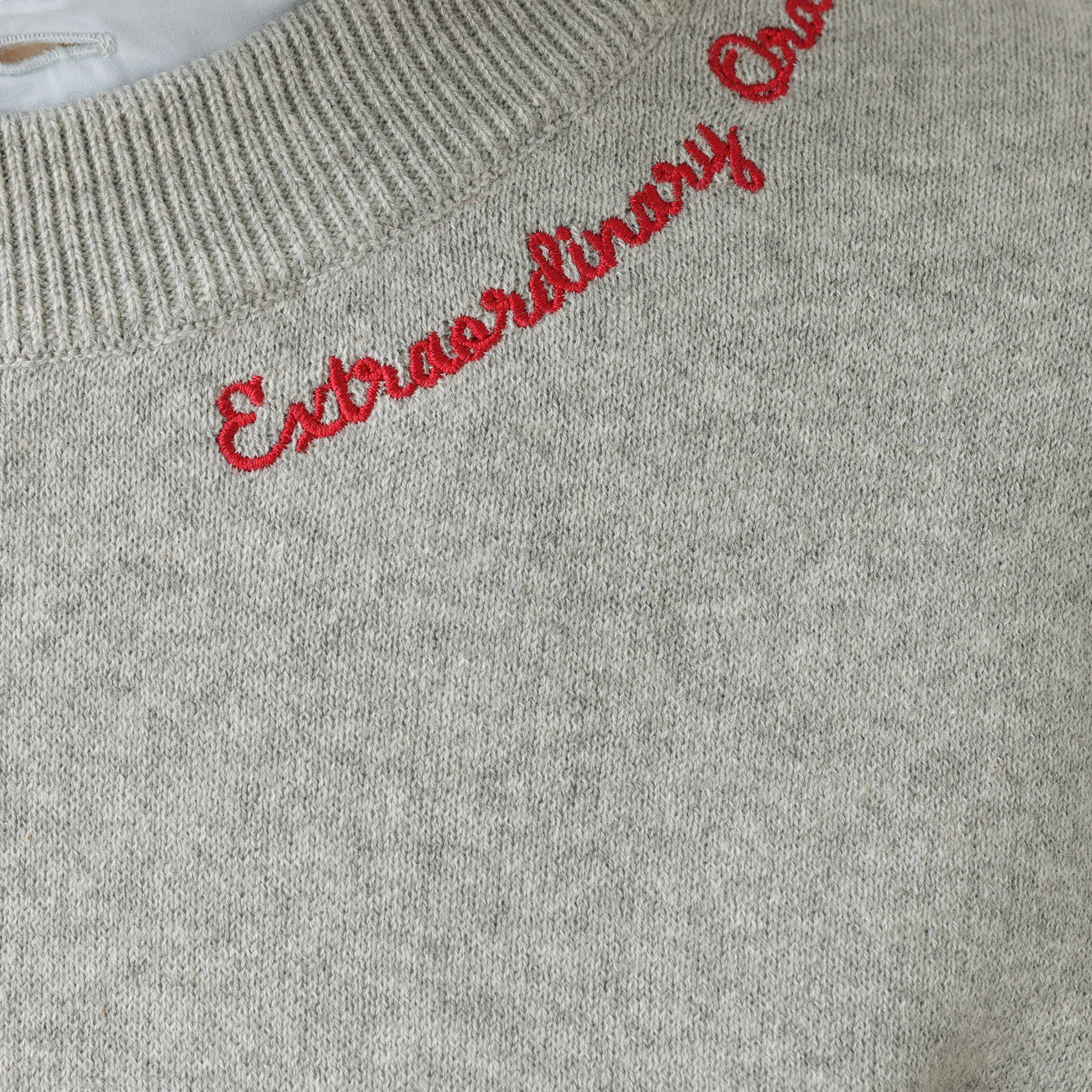 Dessin「【洗える】刺繍入りジャカードニット」|ニット・セーター|