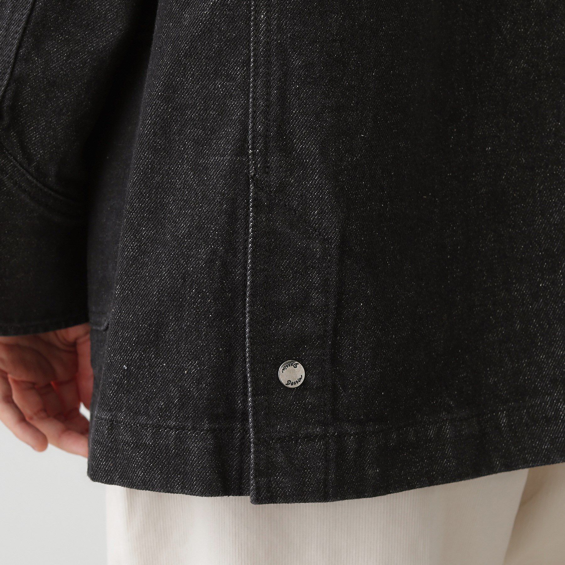 Dessin「【ユニセックス/洗える】バイカラージャケット」|デニムジャケット|