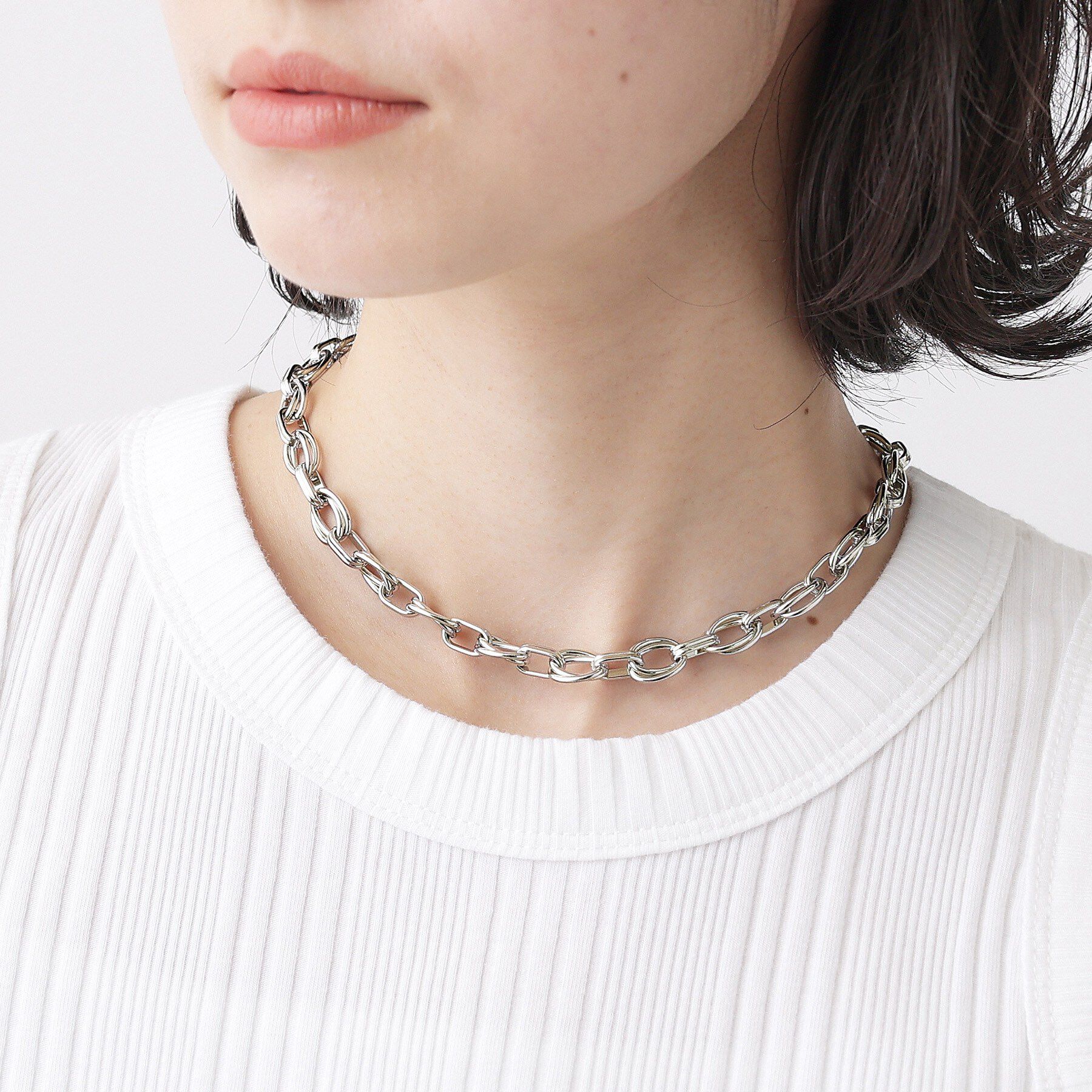 Dessin「オーバルリングチェーンネックレス」|ネックレス|