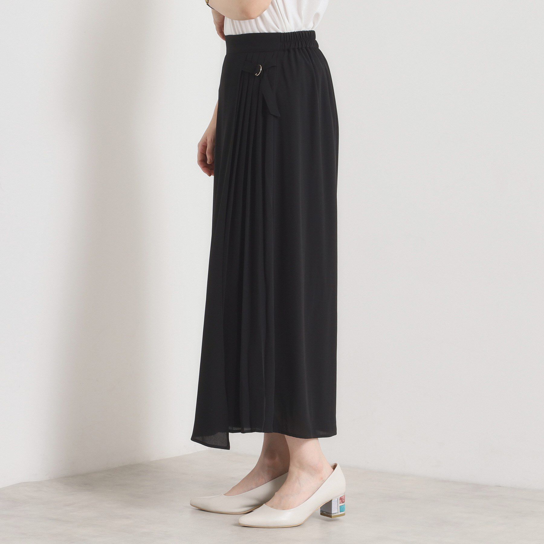 ITS&rsquo;DEMO「【手洗い可／ウエストゴム】サイドプリーツパンツ」|その他|