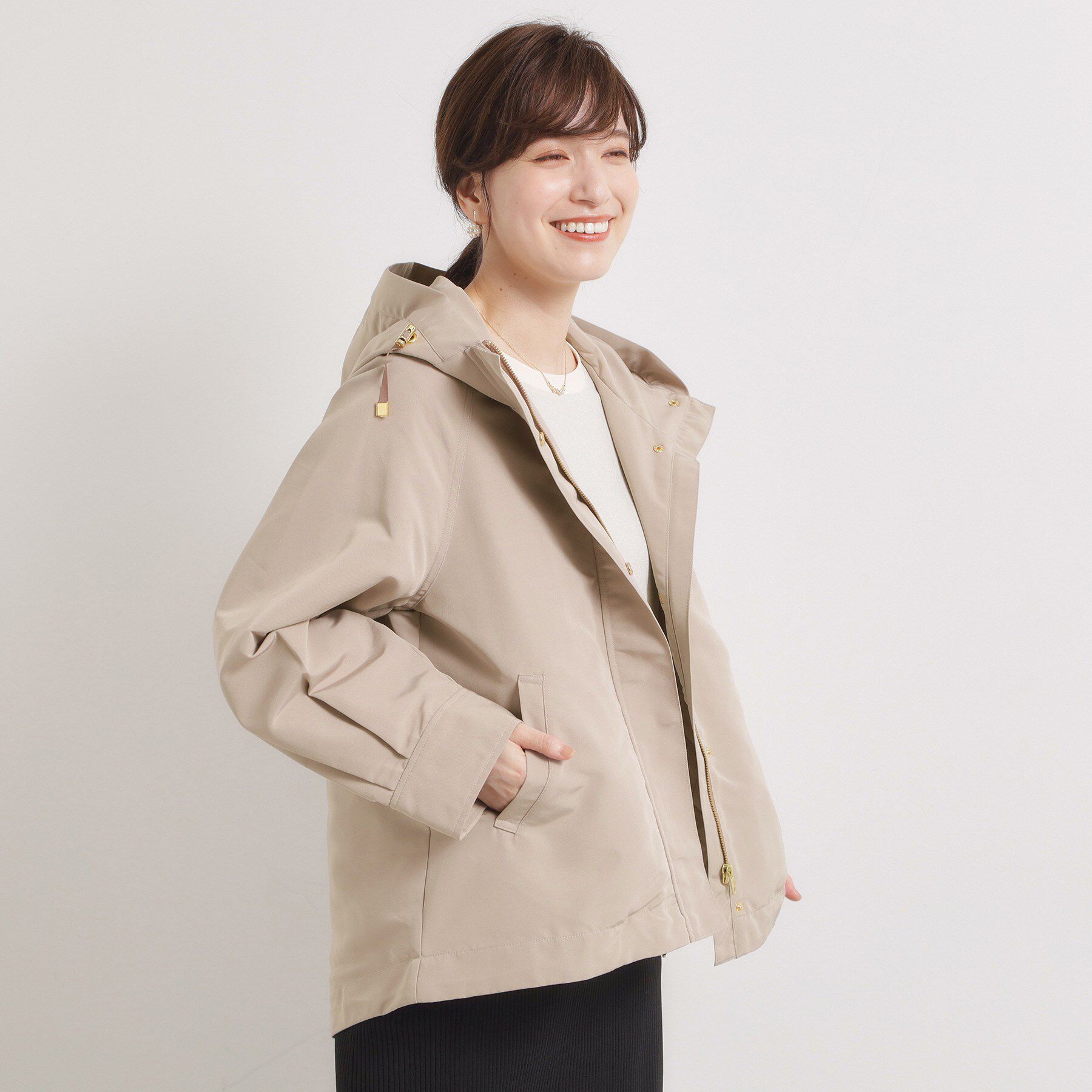 ITS&rsquo;DEMO「【撥水／花粉防止／手洗い可】キルトライナー付きマウンテンパーカー」|ブルゾン・スタジャン|