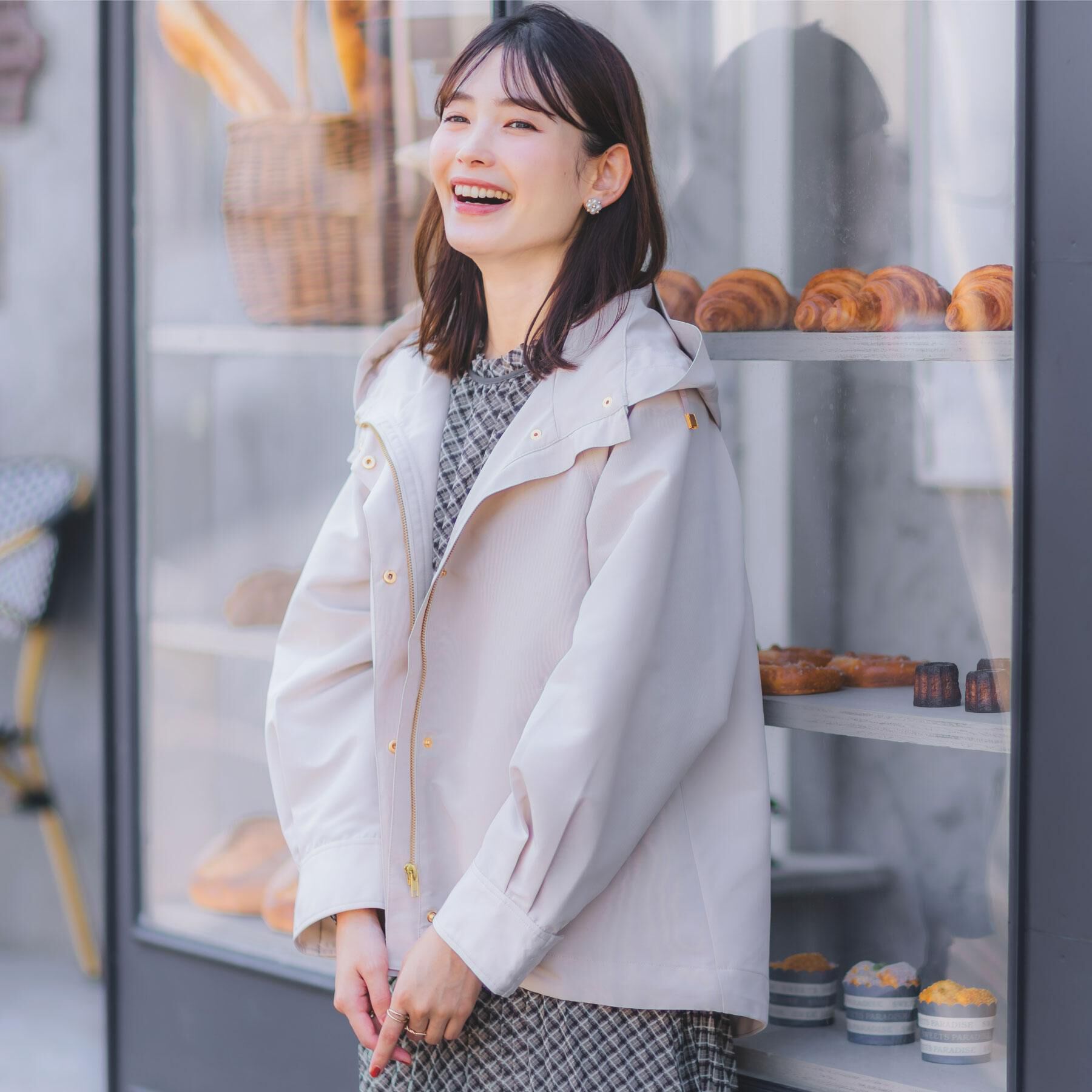 ITS&rsquo;DEMO「【撥水／花粉防止／手洗い可】キルトライナー付きマウンテンパーカー」|ブルゾン・スタジャン|