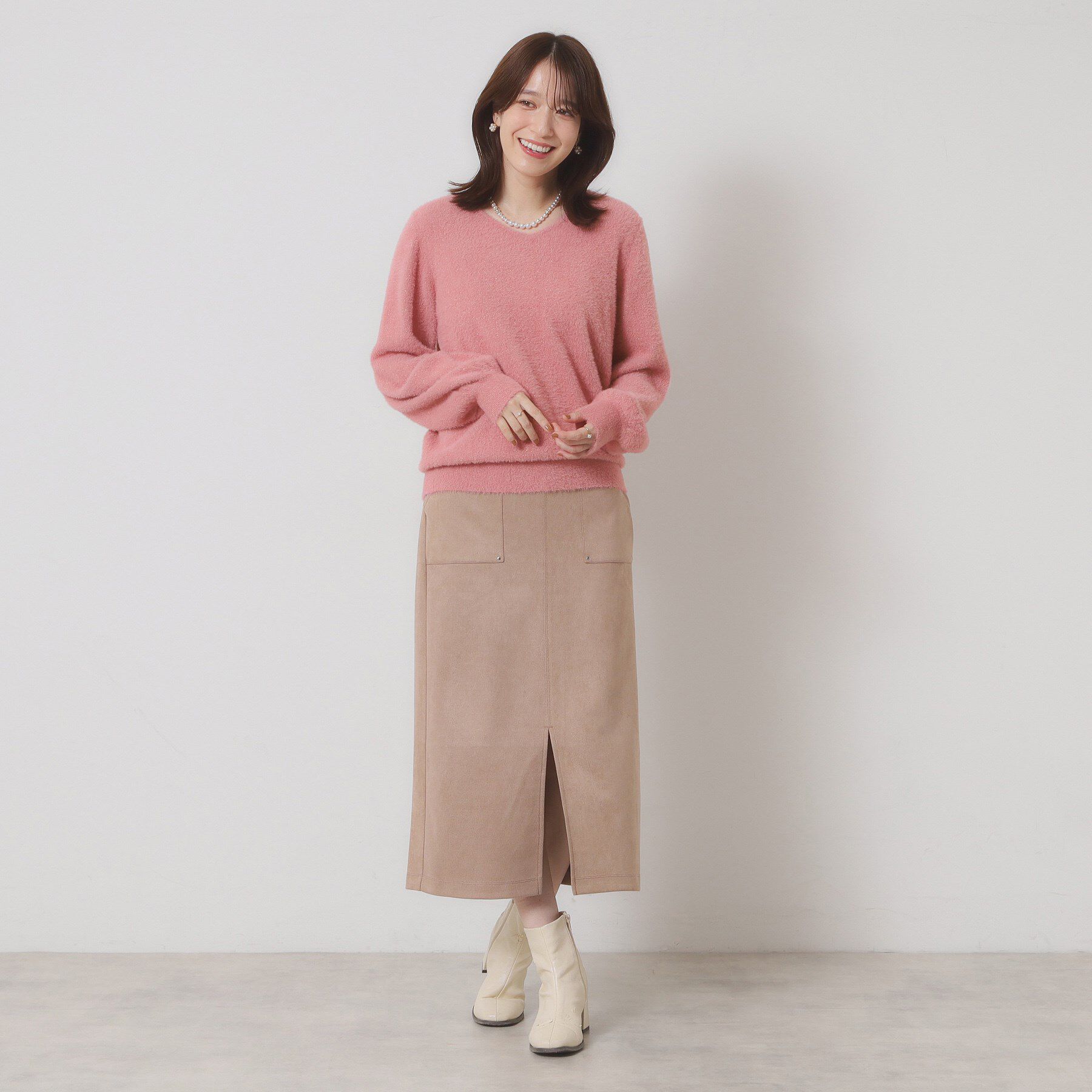 ITS&rsquo;DEMO「【手洗い可】ラメフェザーヤーンニット」|ニット・セーター|