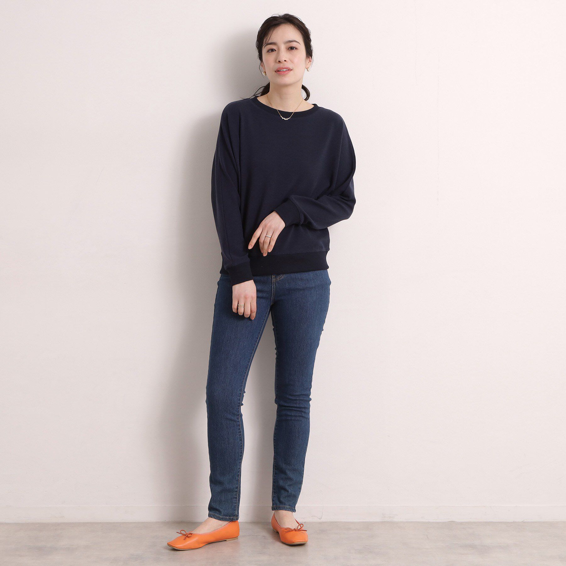 ITS&rsquo;DEMO「【手洗い可】ラメポンチドルマンプルオーバー」|Tシャツ・カットソー|