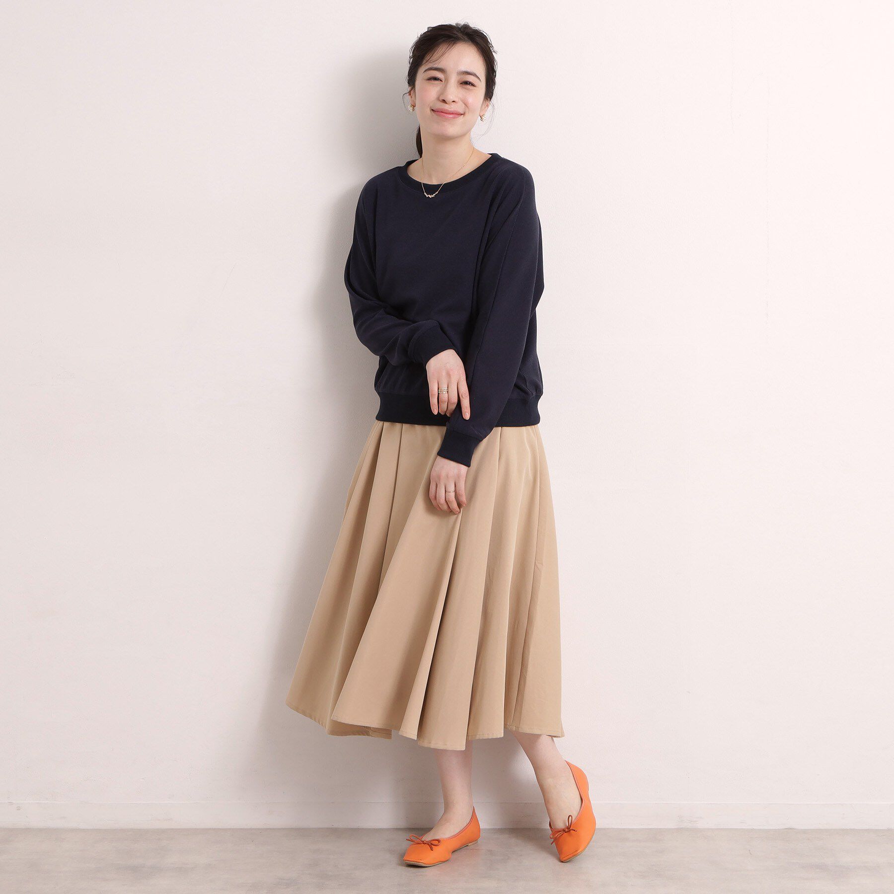 ITS&rsquo;DEMO「【手洗い可】ラメポンチドルマンプルオーバー」|Tシャツ・カットソー|