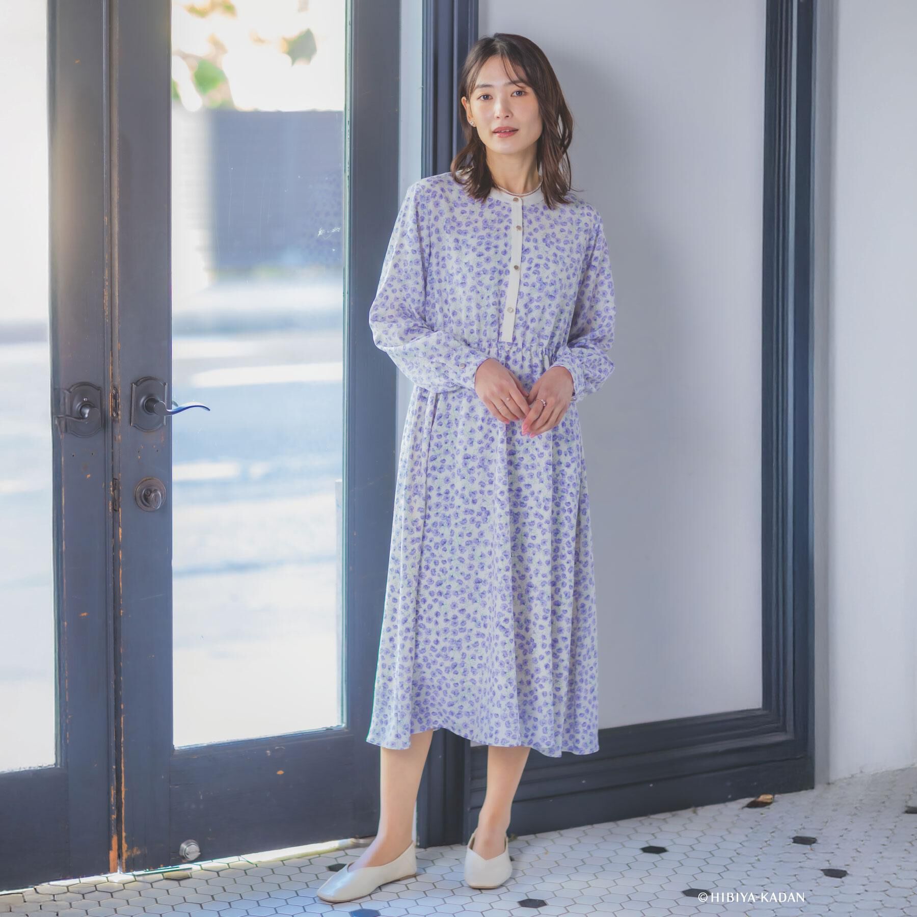 ITS&rsquo;DEMO「【ITS&rsquo;DEMO &times; HIBIYA－KADAN】楊柳ワンピース」|ワンピース|