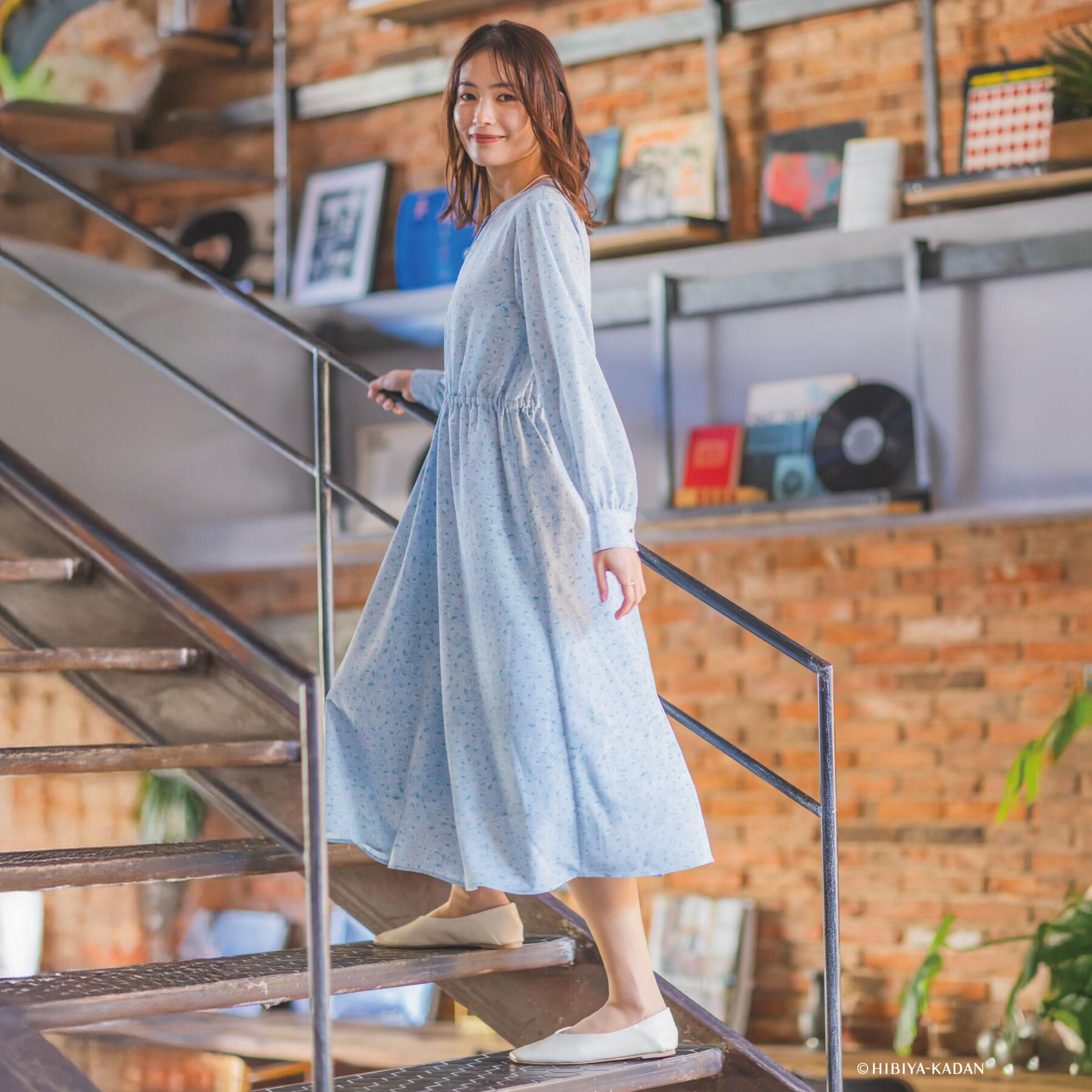 ITS&rsquo;DEMO「【ITS&rsquo;DEMO &times; HIBIYA－KADAN】楊柳ワンピース」|ワンピース|