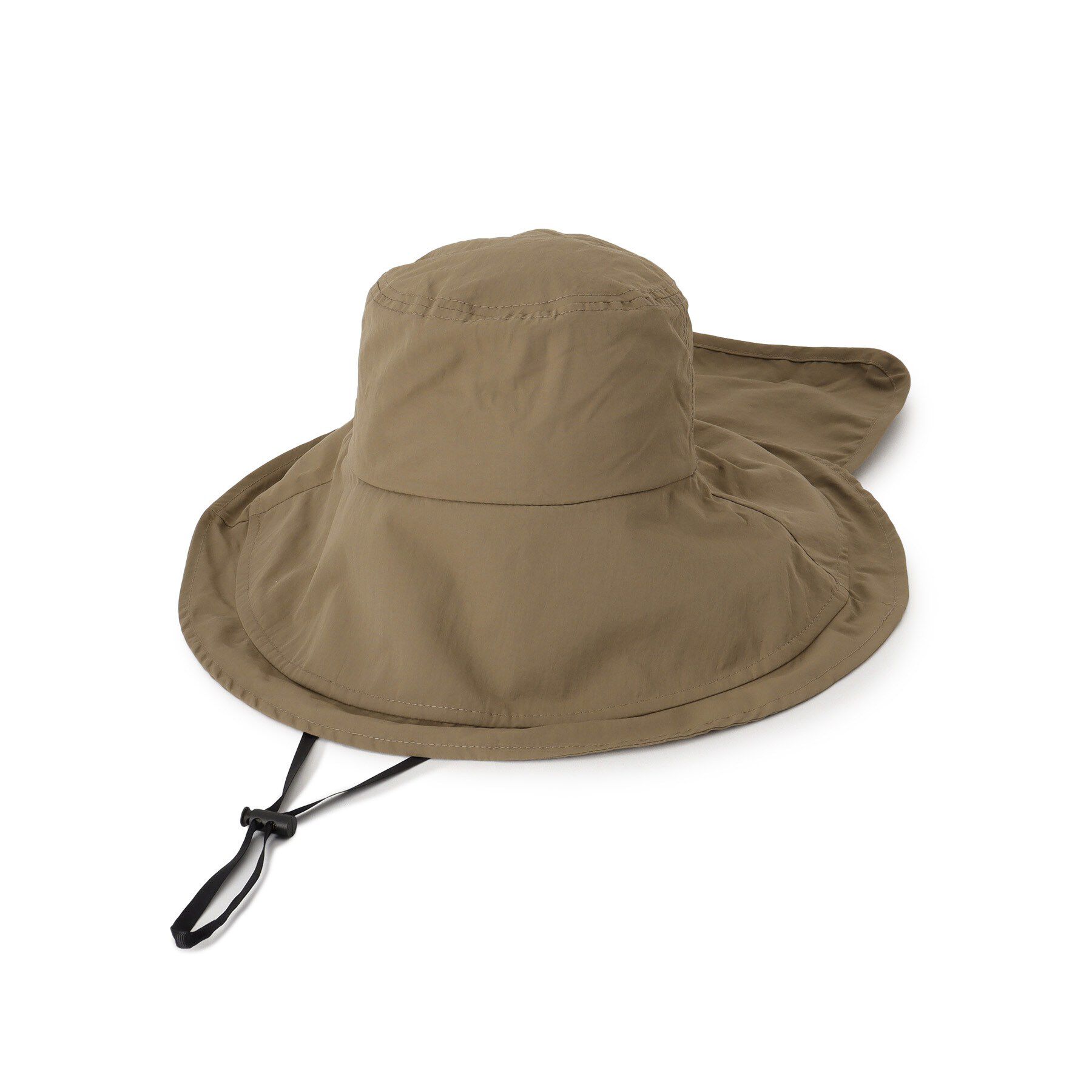 ITS&rsquo;DEMO「【撥水／冷感】タレ付きUVツバ広ハット」|ハット|