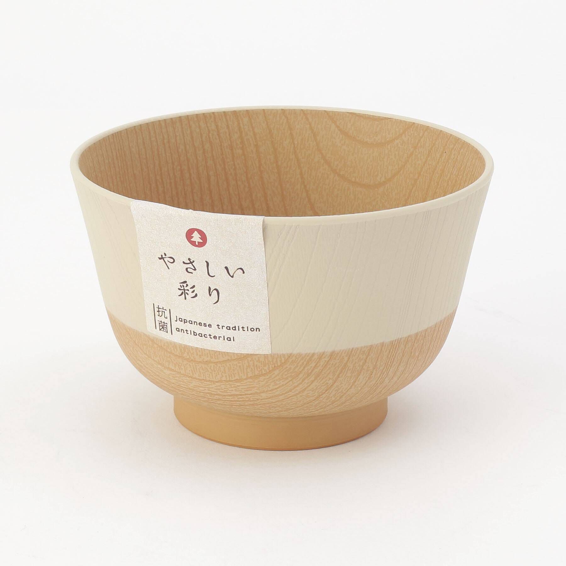 212 KITCHEN STORE「やさしい彩 抗菌羽反汁椀 キナリ色」|食器・キッチングッズ|