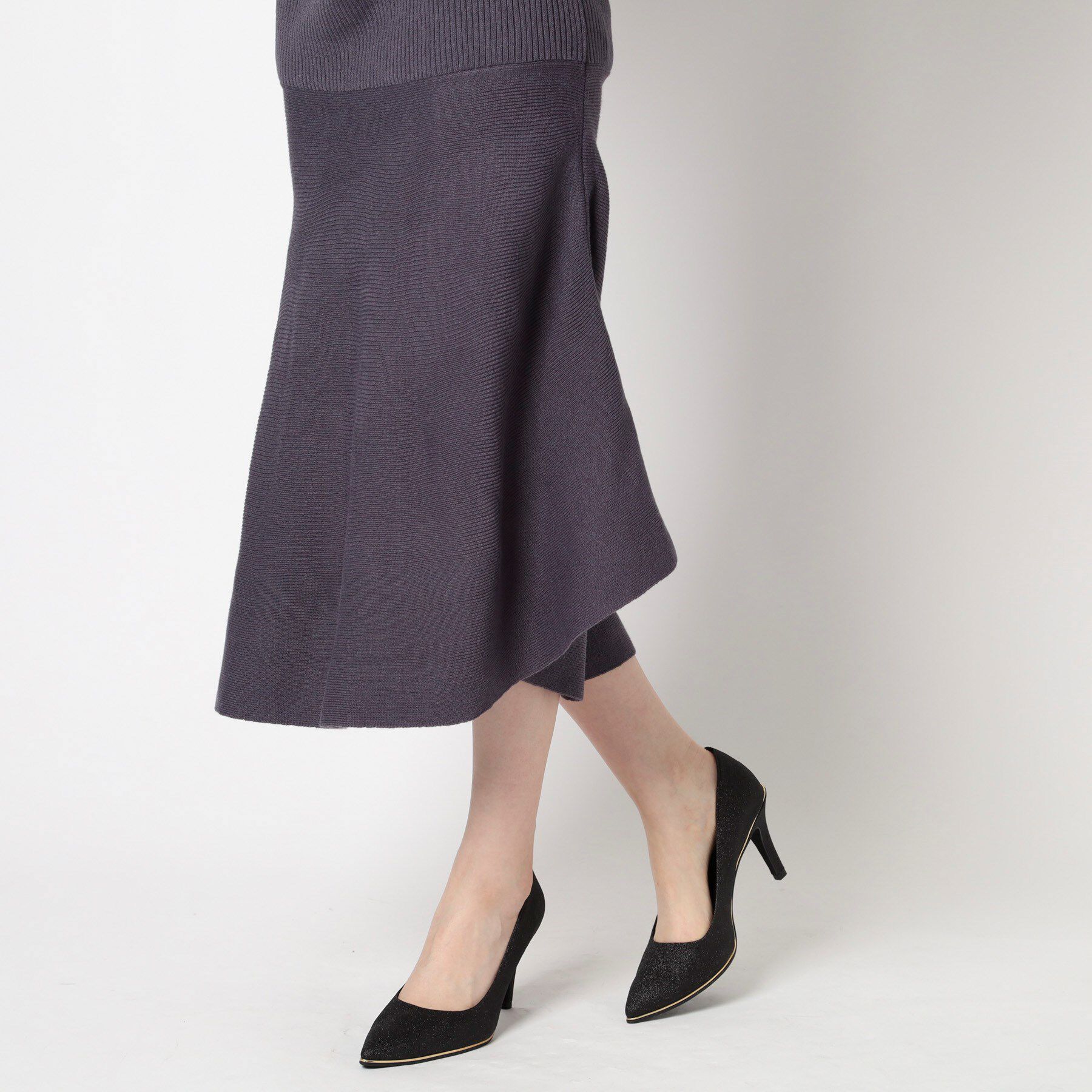 ESPERANZA「【12時間パンプス】約8.5㎝／ラメ素材　歩きやすくて疲れにくい」|パンプス|