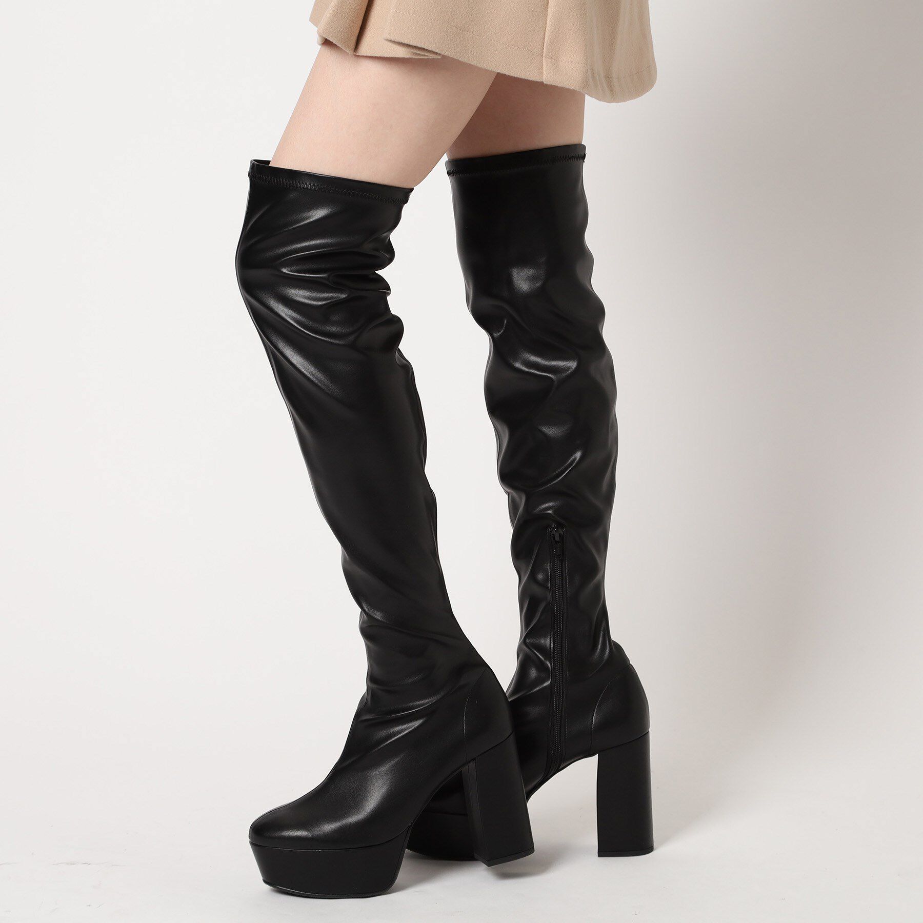 ESPERANZA「厚底ラク盛りニーハイブーツ」|ショートブーツ|