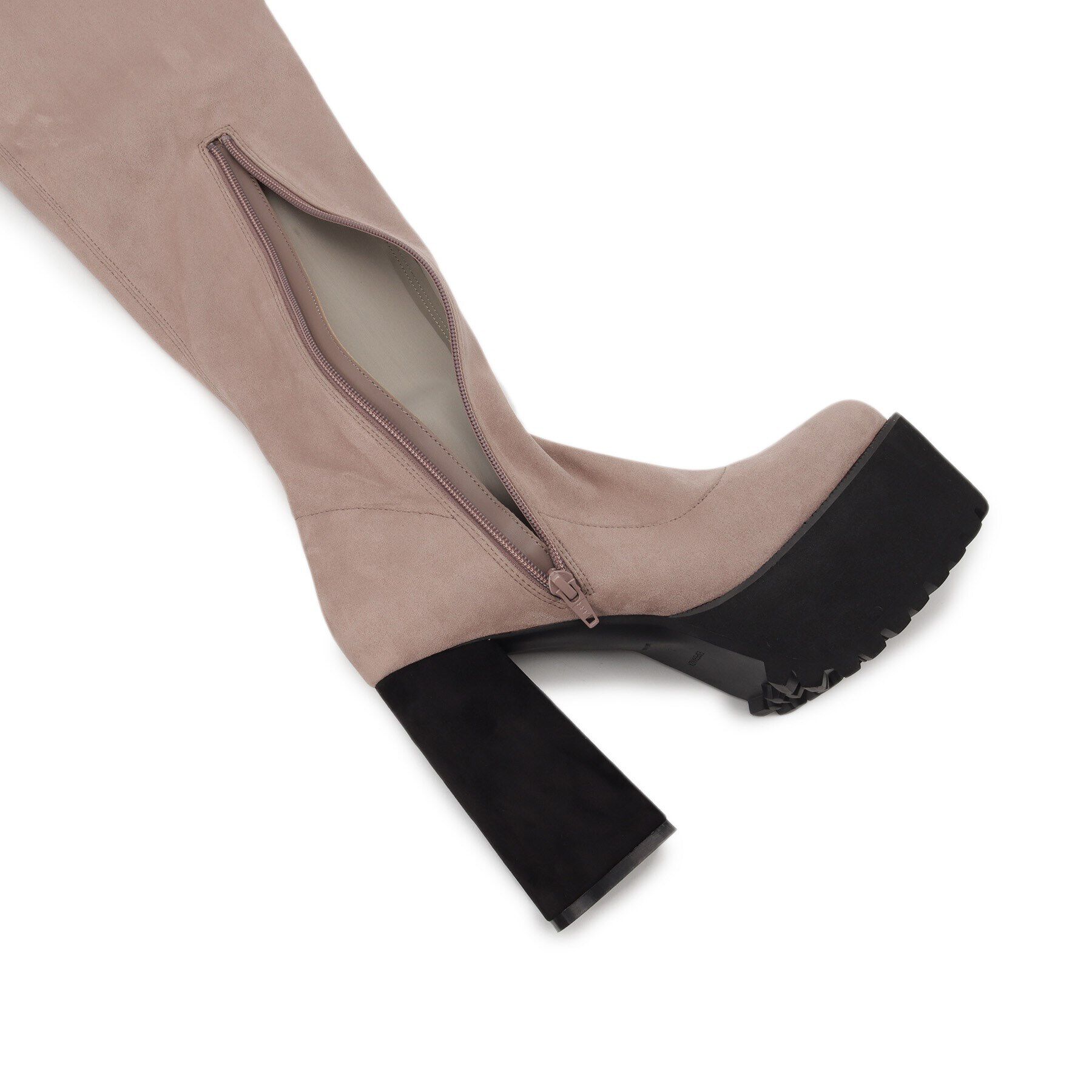 ESPERANZA「スクエアトゥ厚底ニーハイブーツ」|ショートブーツ|