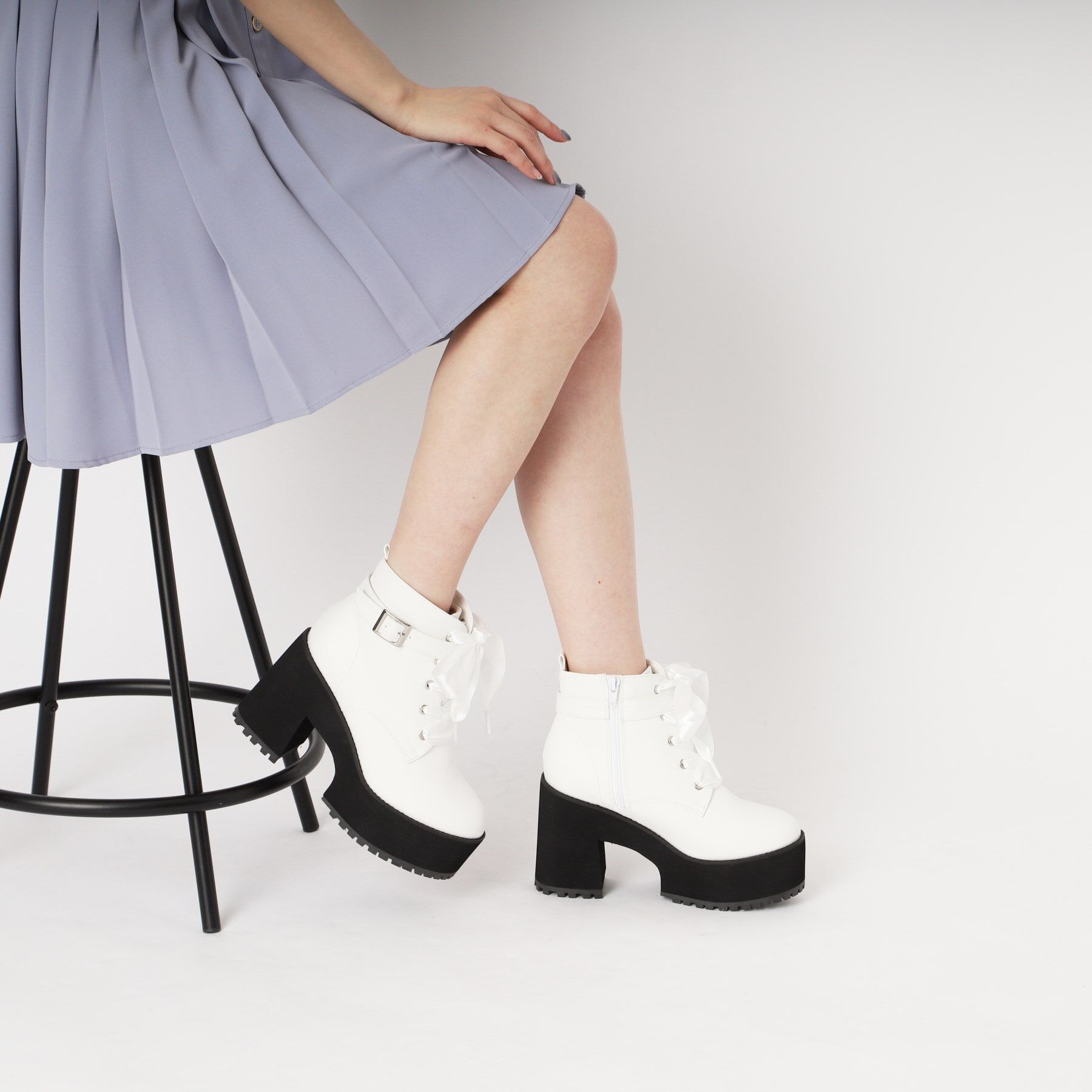 csT&P「厚底レースアップブーツ」|ショートブーツ|