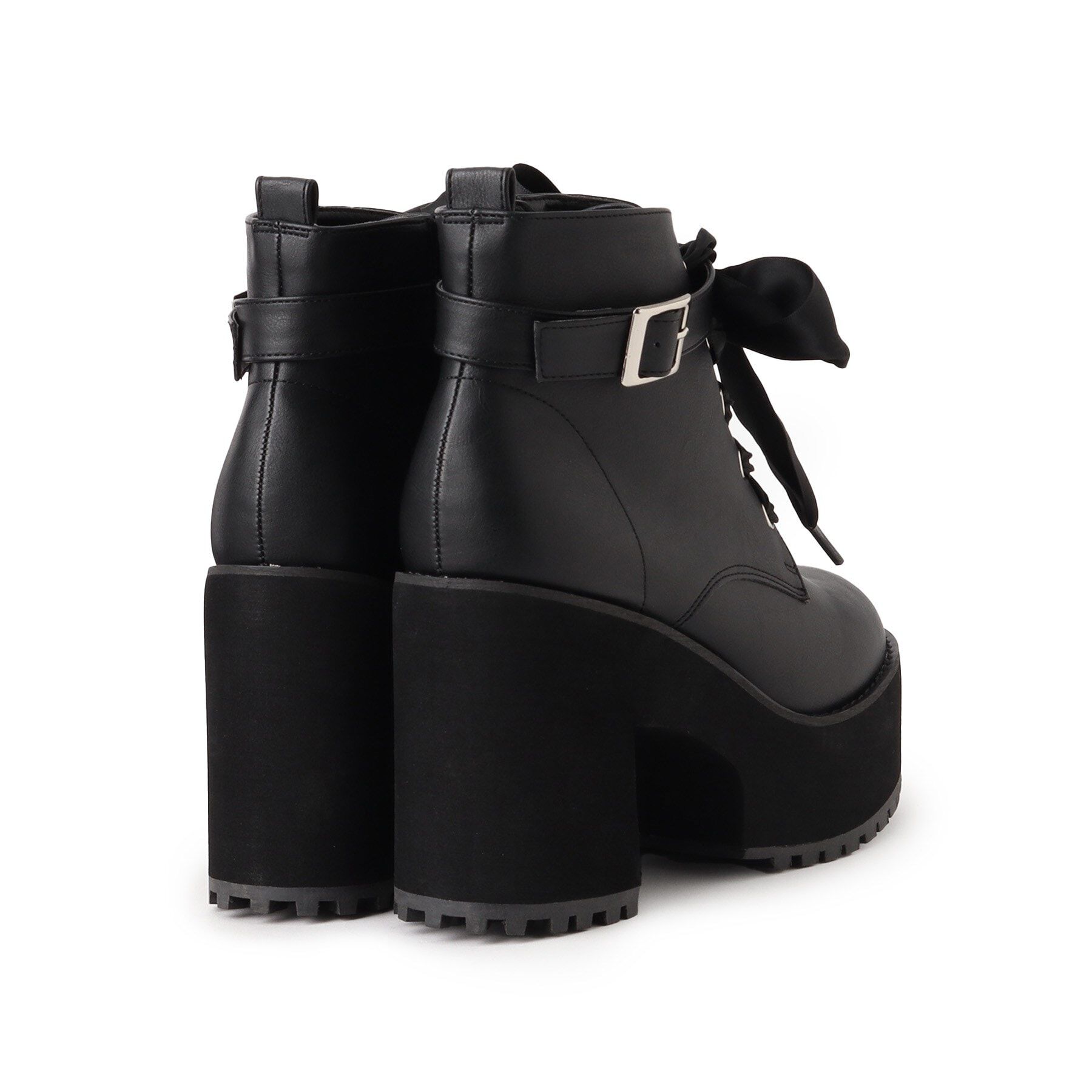 csT&P「厚底レースアップブーツ」|ショートブーツ|