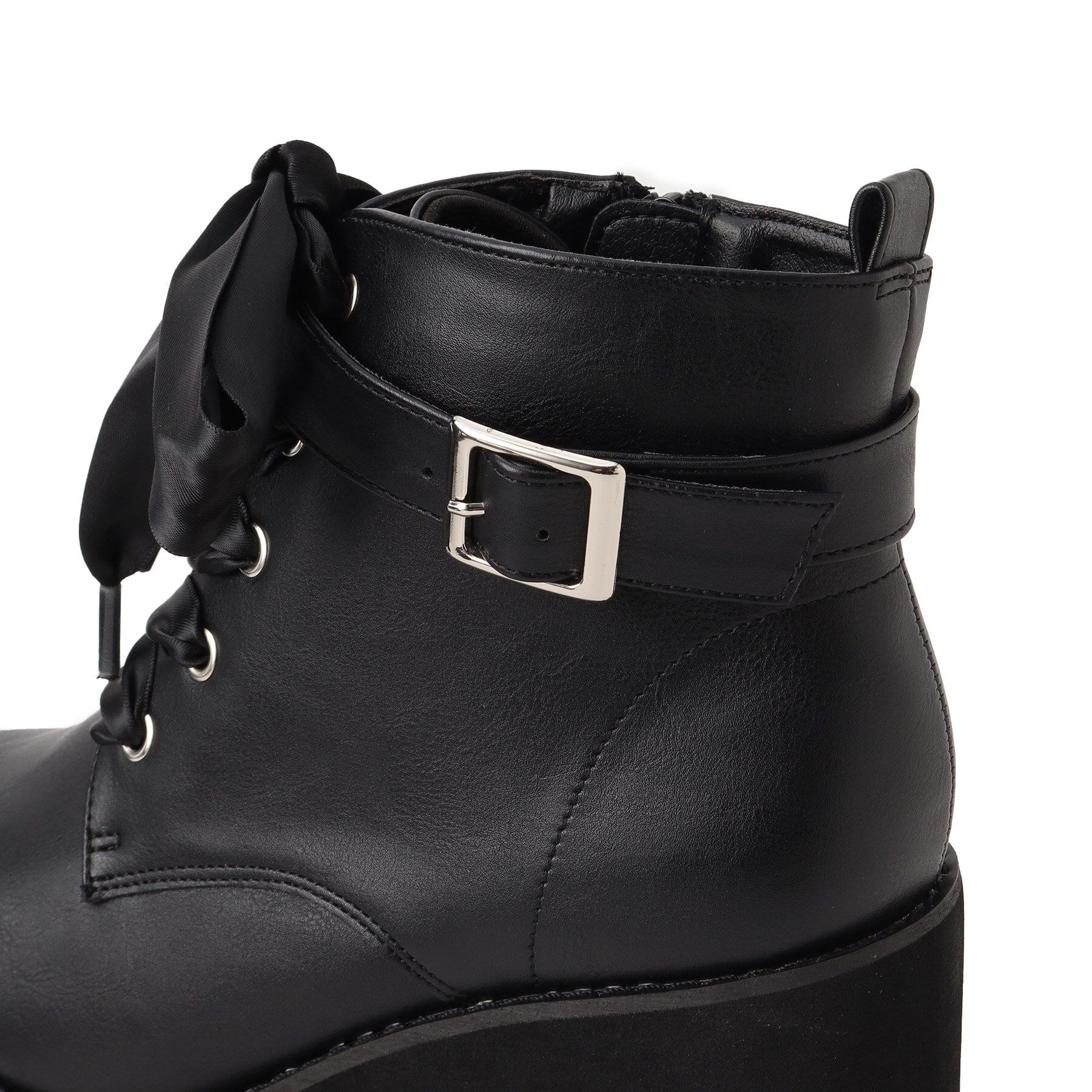 csT&P「厚底レースアップブーツ」|ショートブーツ|