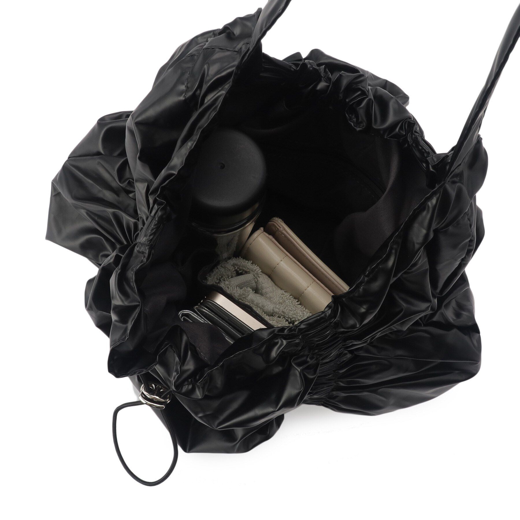 Ober Tashe「くしゅくしゅワンハンドルバッグ」|ハンドバッグ|