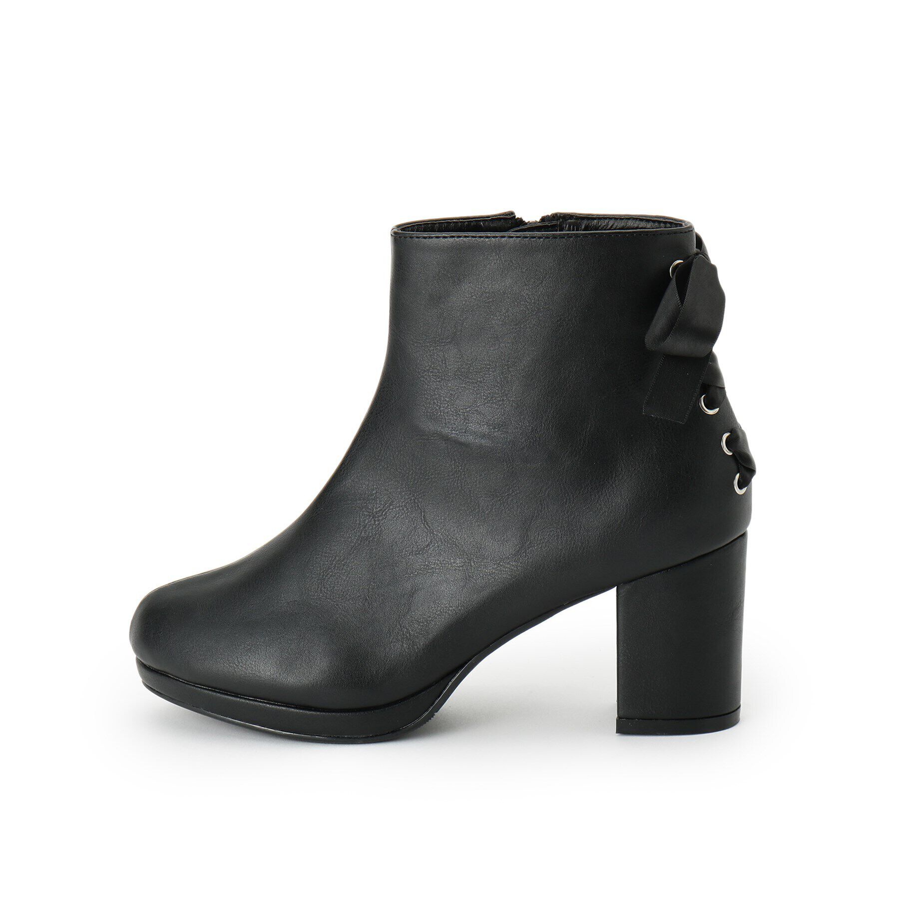 csT&P「バックリボンレースアップブーツ」|ショートブーツ|