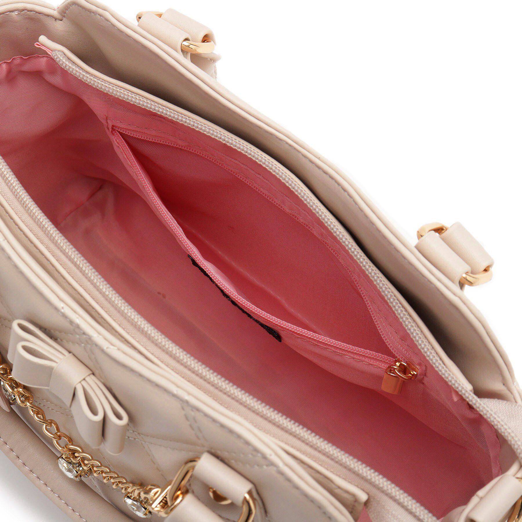 Ober Tashe「Wキルトチャーム付2WAYボストン」|ボストンバッグ|