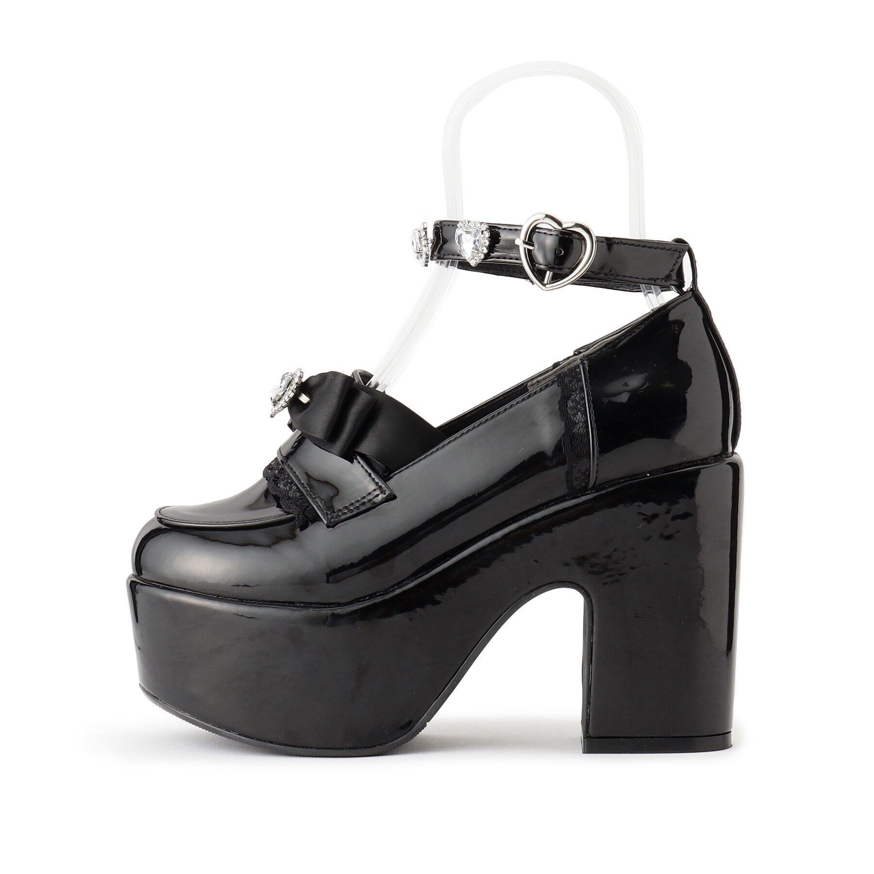 csT&P「厚底リボン付き3WAYキラキラパンプス」|パンプス|