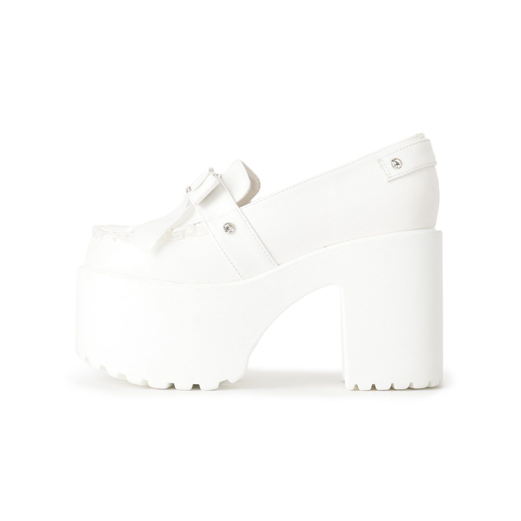 csT&P「厚底リボン付きフリルパンプス」|パンプス|