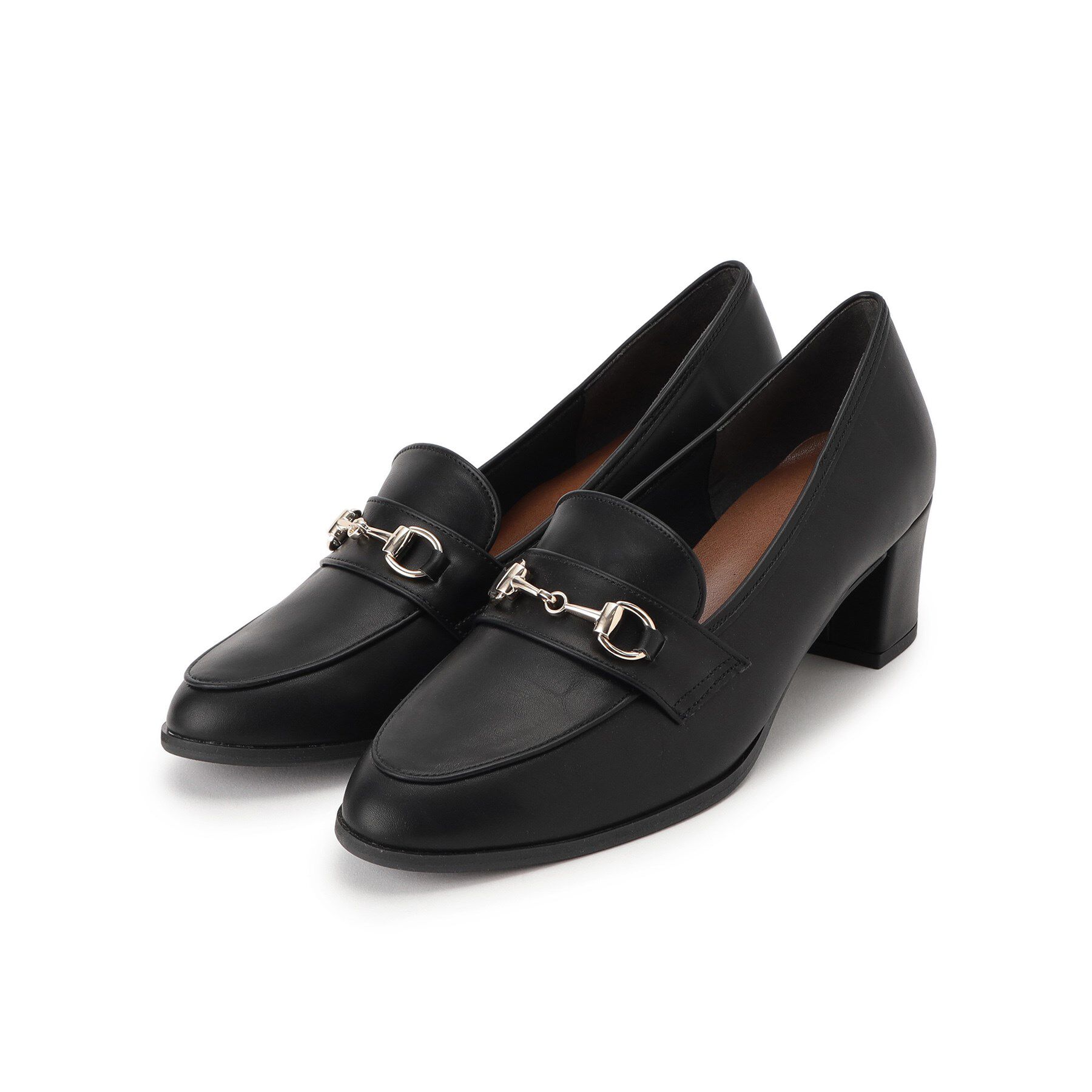 ESPERANZA「ミドルヒールビットローファー」|パンプス|