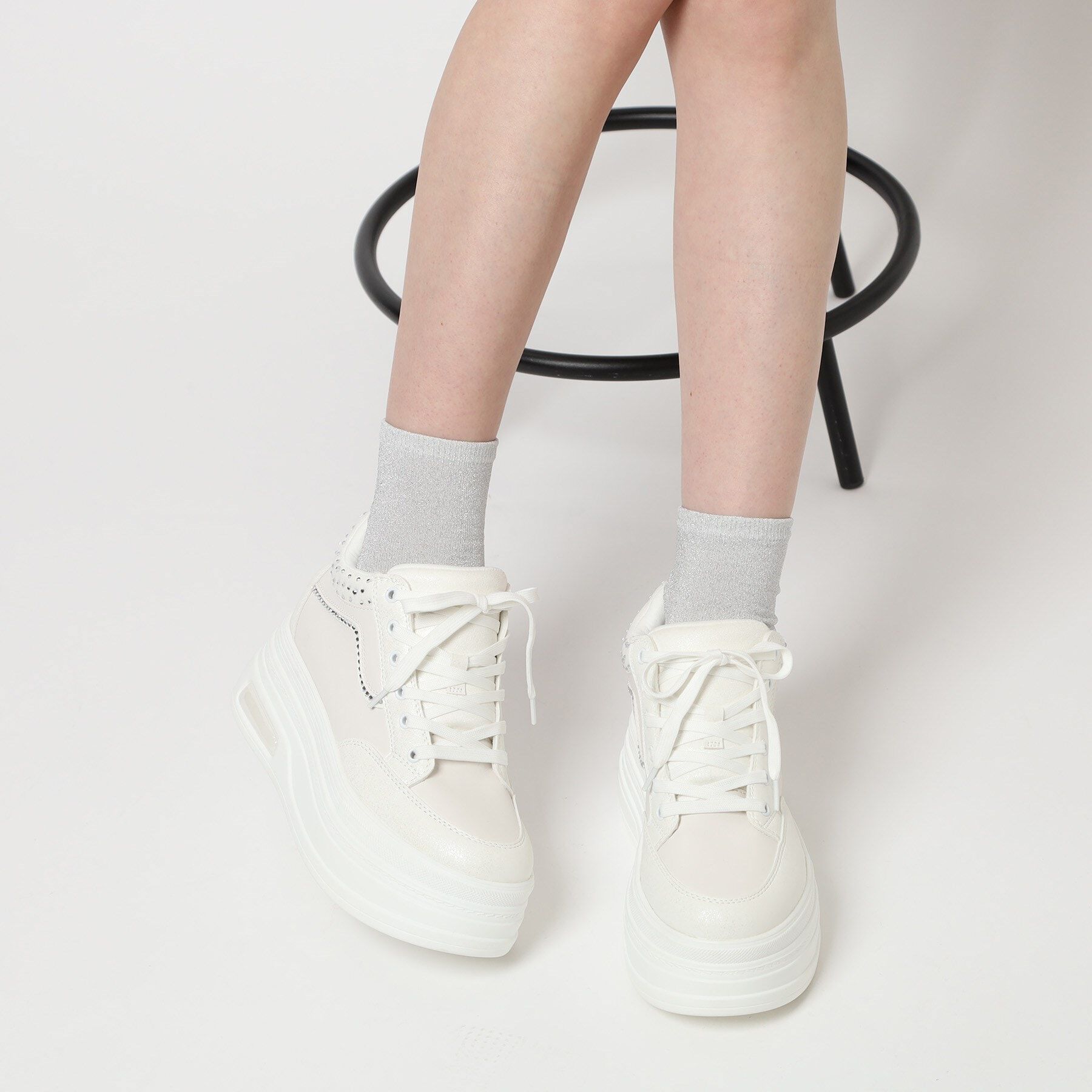 ESPERANZA「きゅんフィットインソールラインストーンスニーカー」|スニーカー|