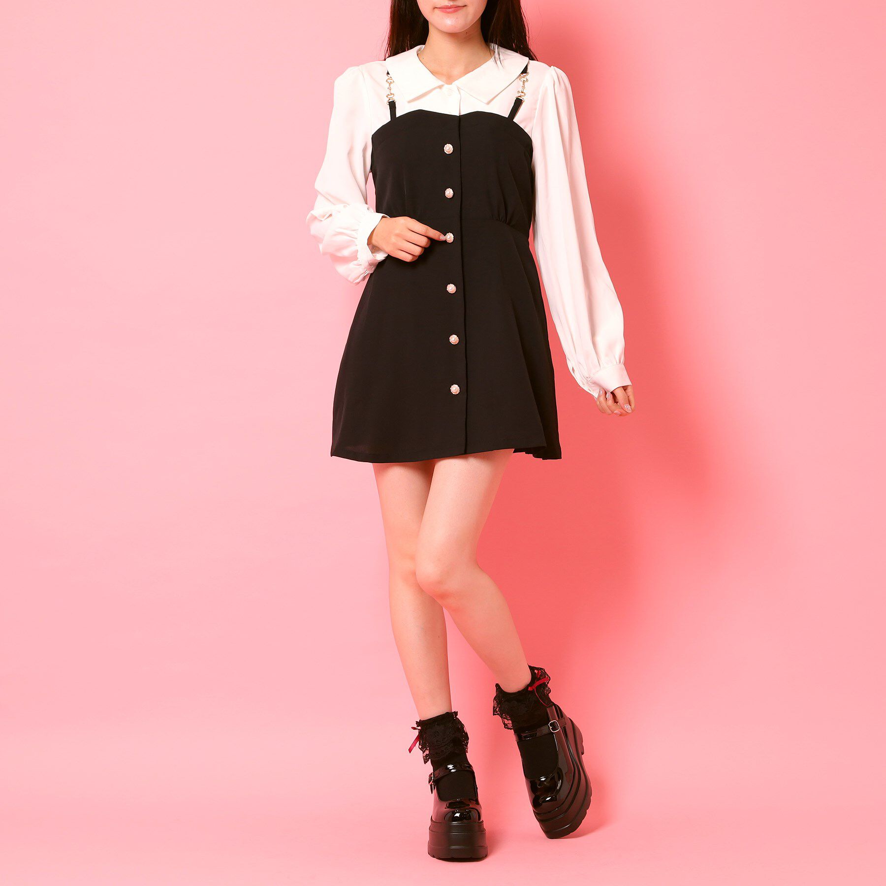 csT&P「ストラップ厚底パンプス」|パンプス|