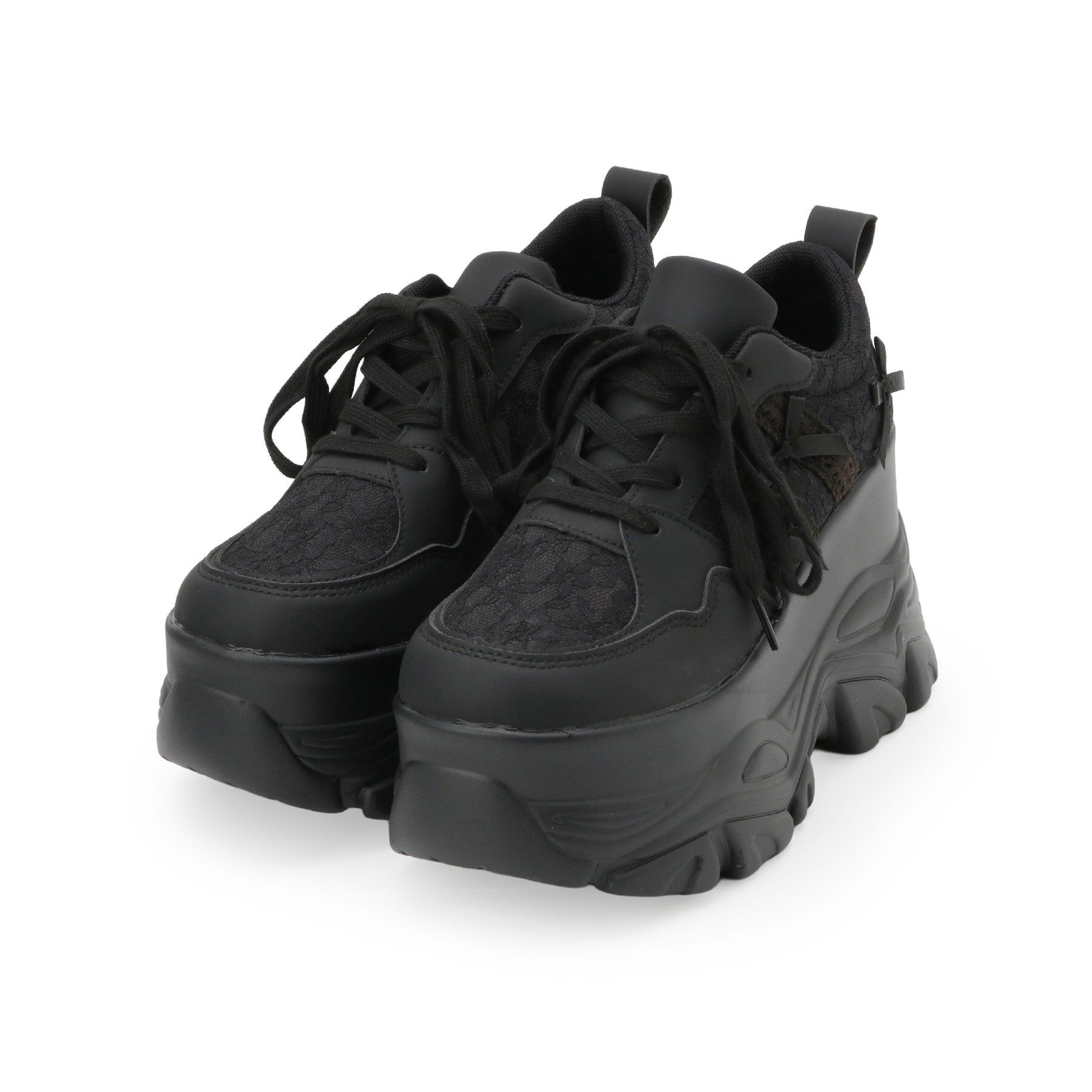 csT&P「リボンレース 厚底スニーカー」|スニーカー|